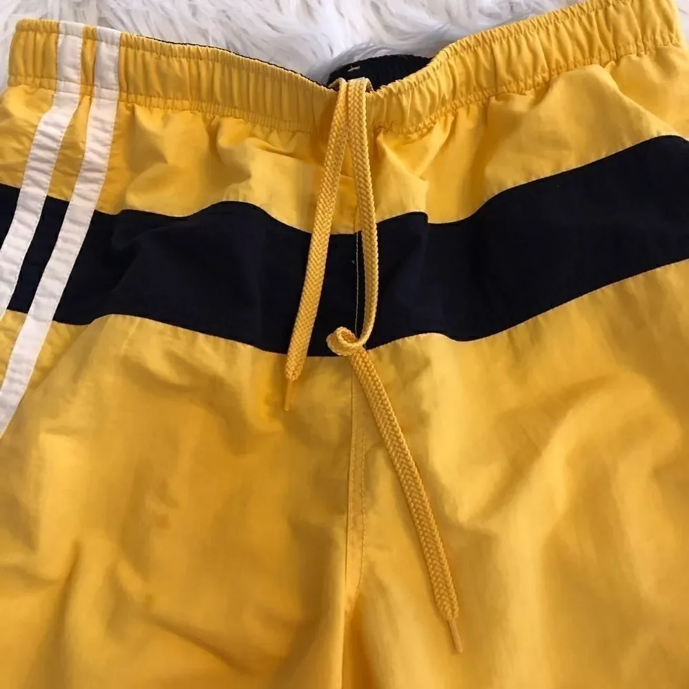 Nautica swim trunks size 36 yellow board shorts